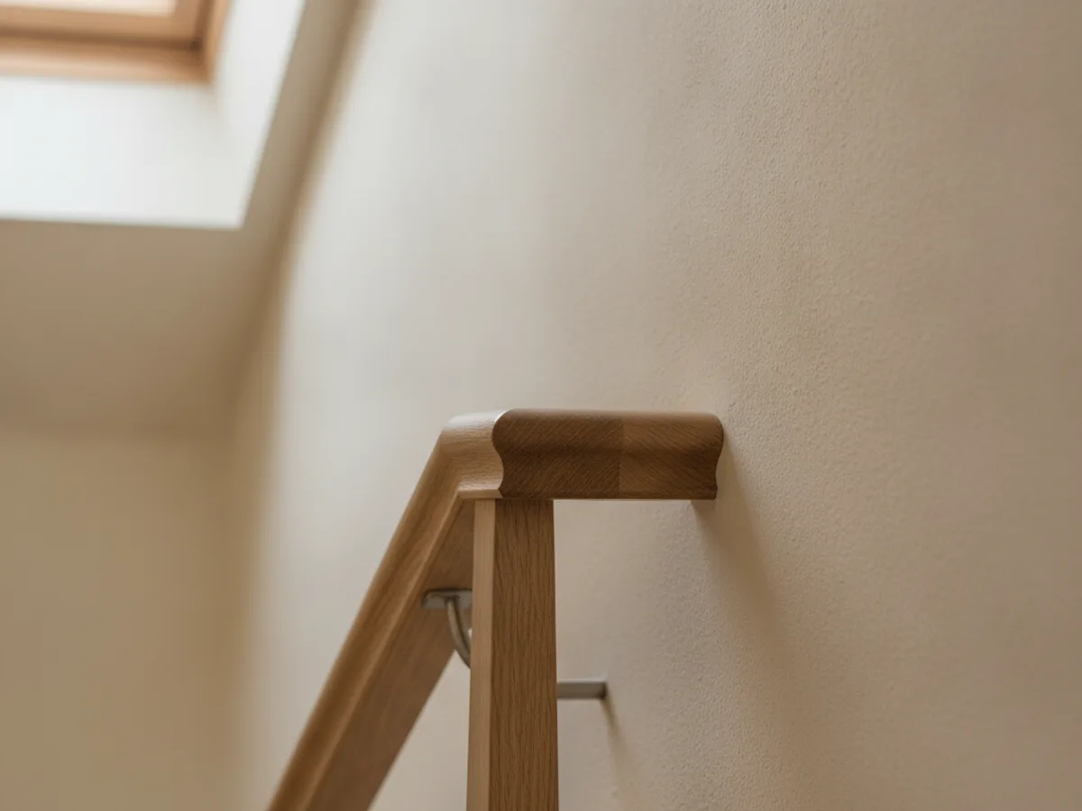 Treppengeländer aus Massivholz