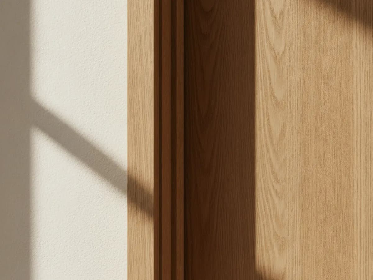 Türzarge aus Massivholz im Innenausbau